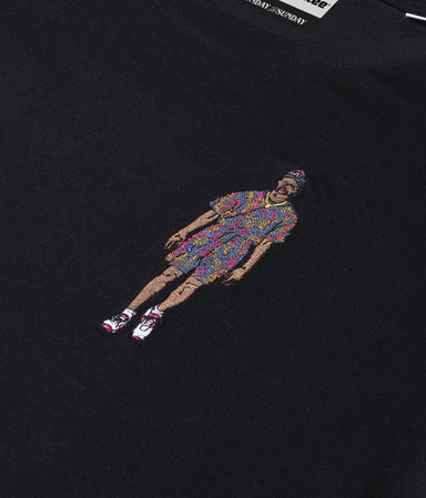 THE GOAT T-shirt ricamata - Tacchettee