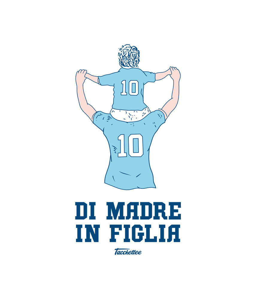 BIANCOCELESTI DI PADRE/MADRE IN FIGLIO/A Felpa Cappuccio