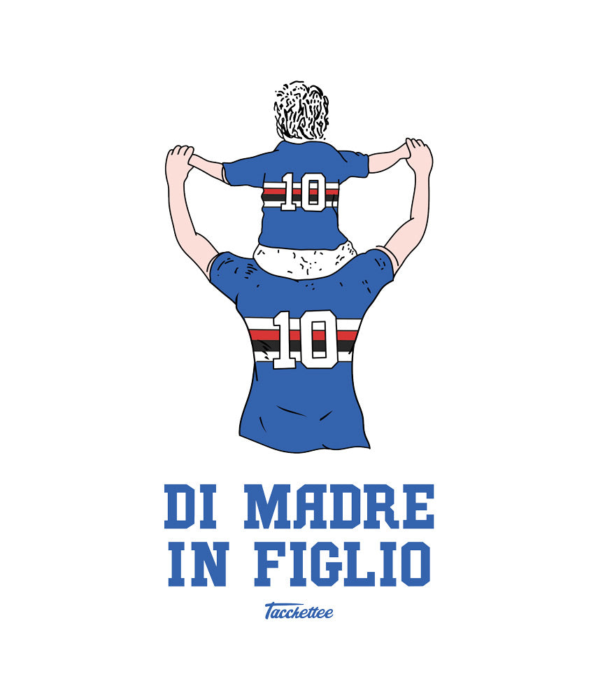 BLUCERCHIATI DI PADRE/MADRE IN FIGLIO/A Felpa Cappuccio