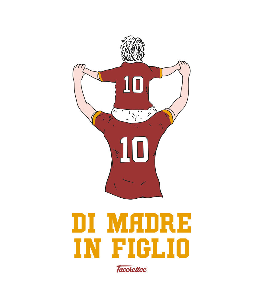 GIALLOROSSI DI PADRE/MADRE IN FIGLIO/A Felpa Cappuccio