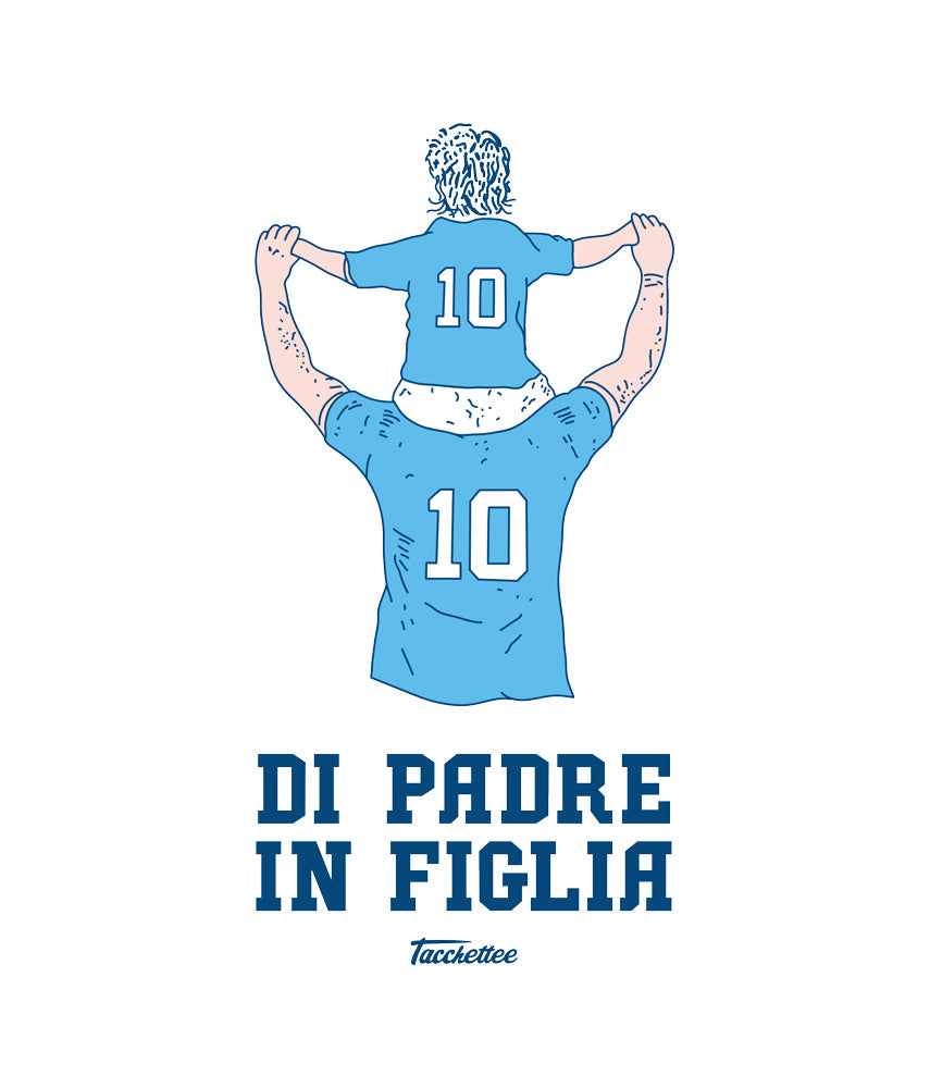 AZZURRI DI PADRE/MADRE IN FIGLIO/A T-shirt