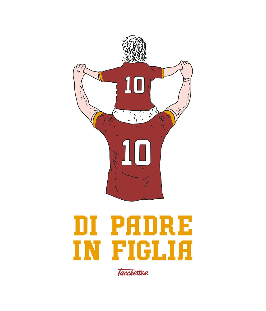 GIALLOROSSI DI PADRE/MADRE IN FIGLIO/A T-shirt