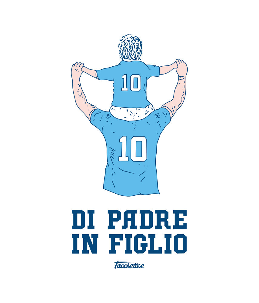 AZZURRI DI PADRE/MADRE IN FIGLIO/A T-shirt