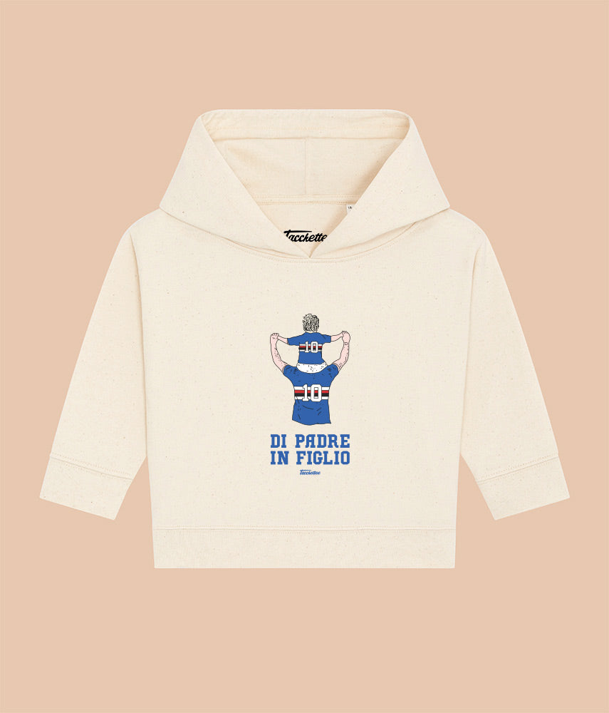 BLUCERCHIATI DI PADRE/MADRE IN FIGLIO/A Baby Felpa Cappuccio