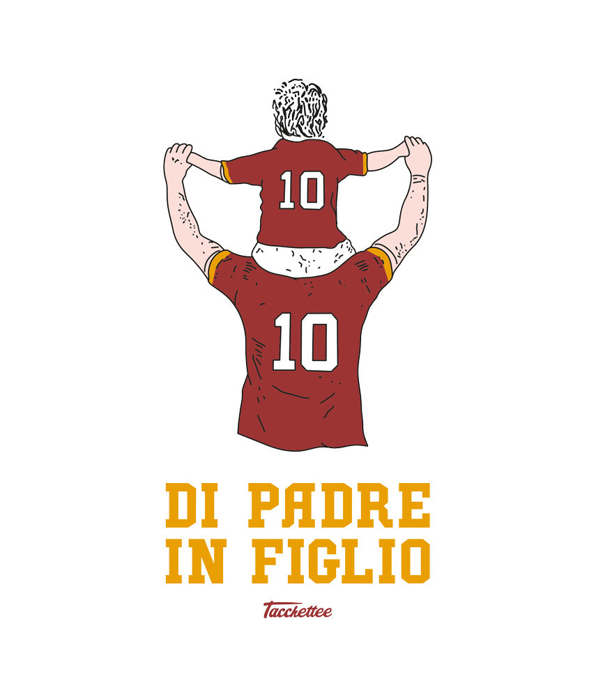 GIALLOROSSI DI PADRE/MADRE IN FIGLIO/A T-shirt