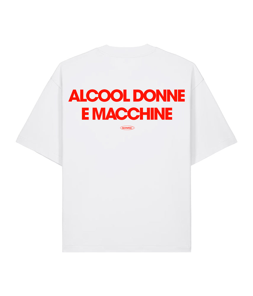 ALCOOL DONNE MACCHINE T-shirt Boxy Fit Heavyweight
