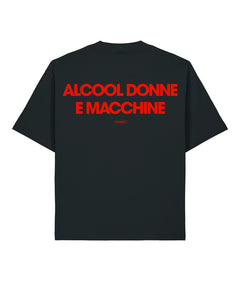ALCOOL DONNE MACCHINE T-shirt Boxy Fit Heavyweight