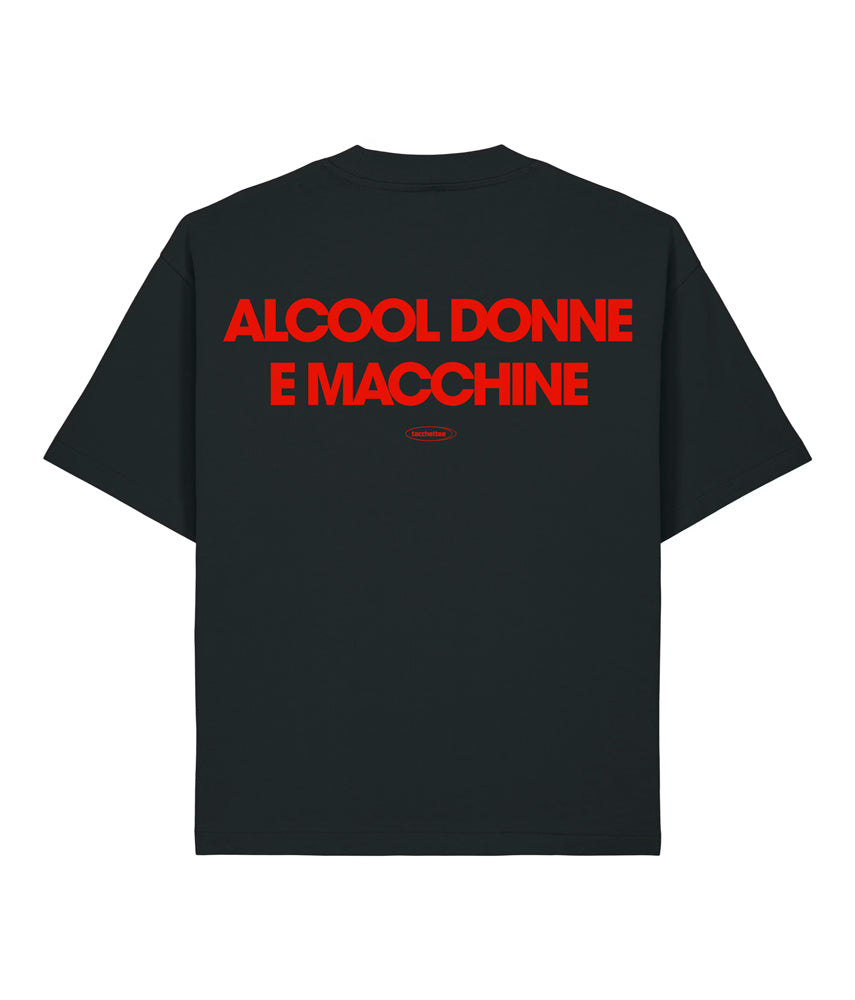 ALCOOL DONNE MACCHINE T-shirt Boxy Fit Heavyweight