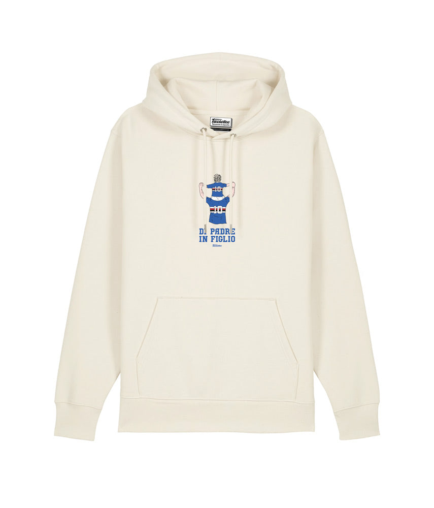 BLUCERCHIATI DI PADRE/MADRE IN FIGLIO/A Felpa Cappuccio