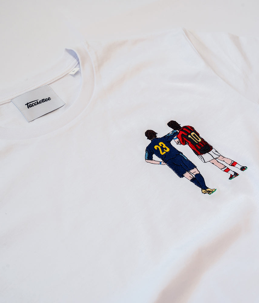 EURODERBY T-shirt ricamata