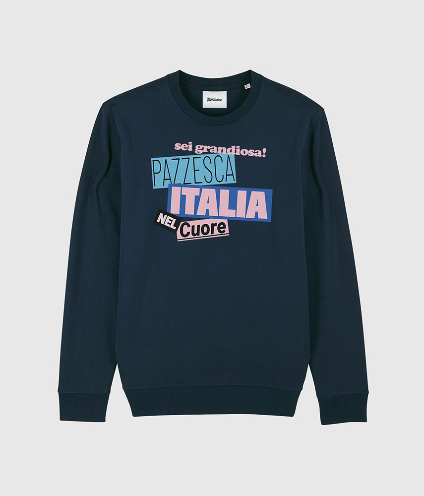 CRAZY Tacchettee X La Gazzetta dello Sport Printed crew-neck sweatshirt
