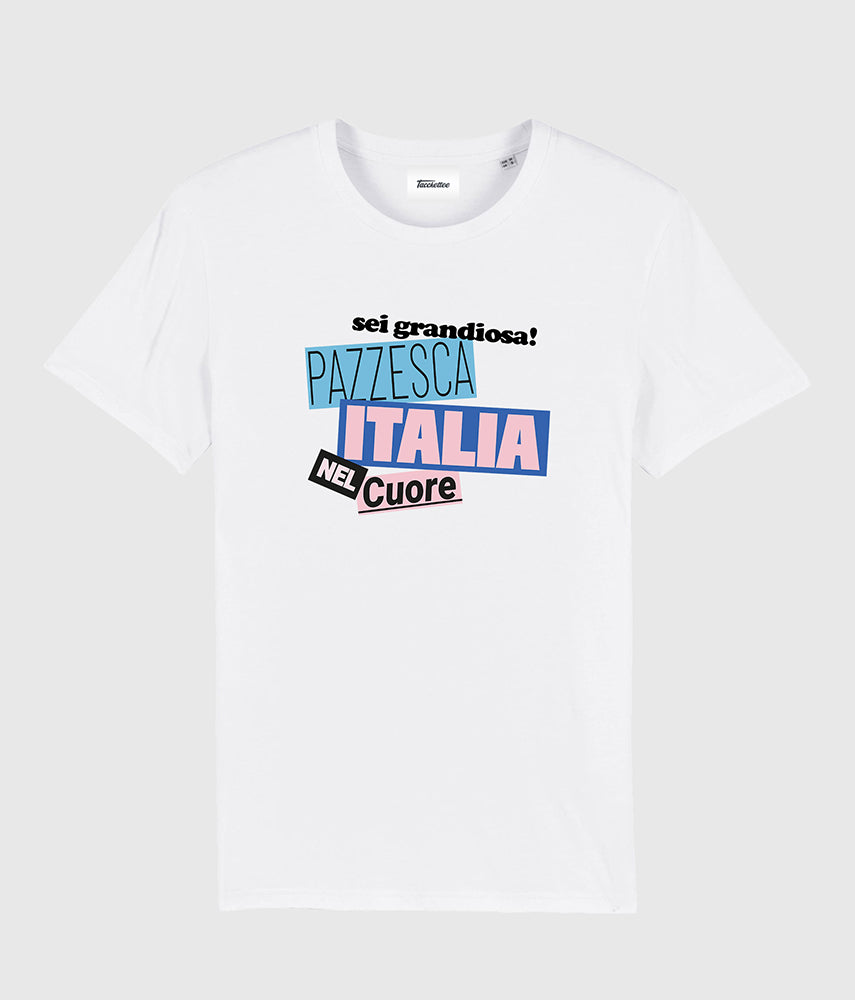 PAZZESCA Tacchettee X La Gazzetta dello Sport T-shirt con applicazione