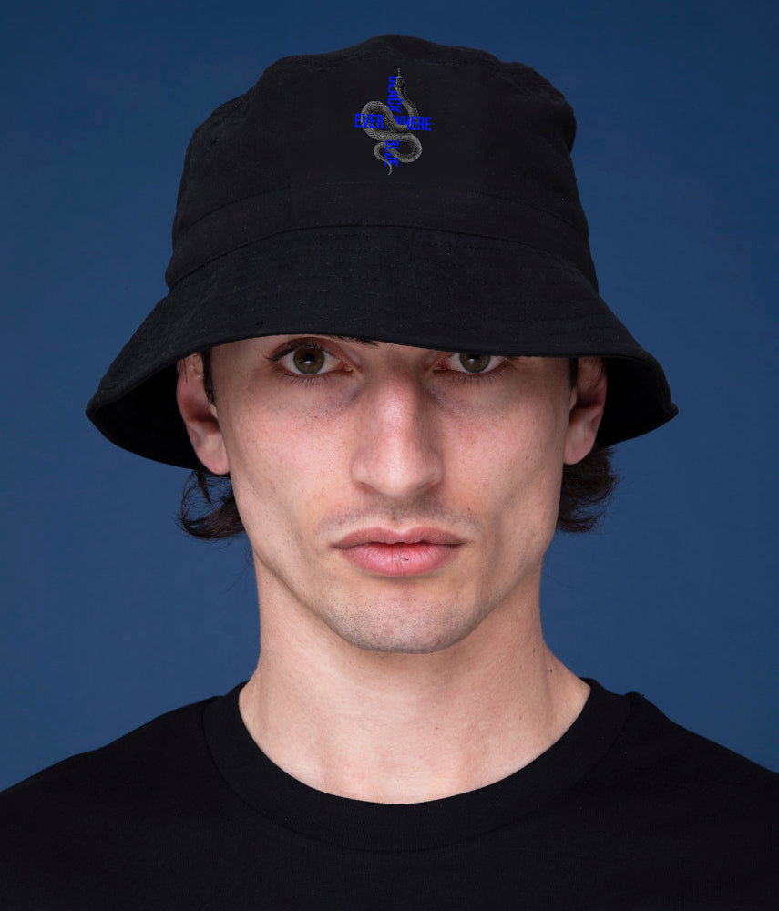 EVERYWHERE BLACK &amp; BLUE Fisherman's Hat