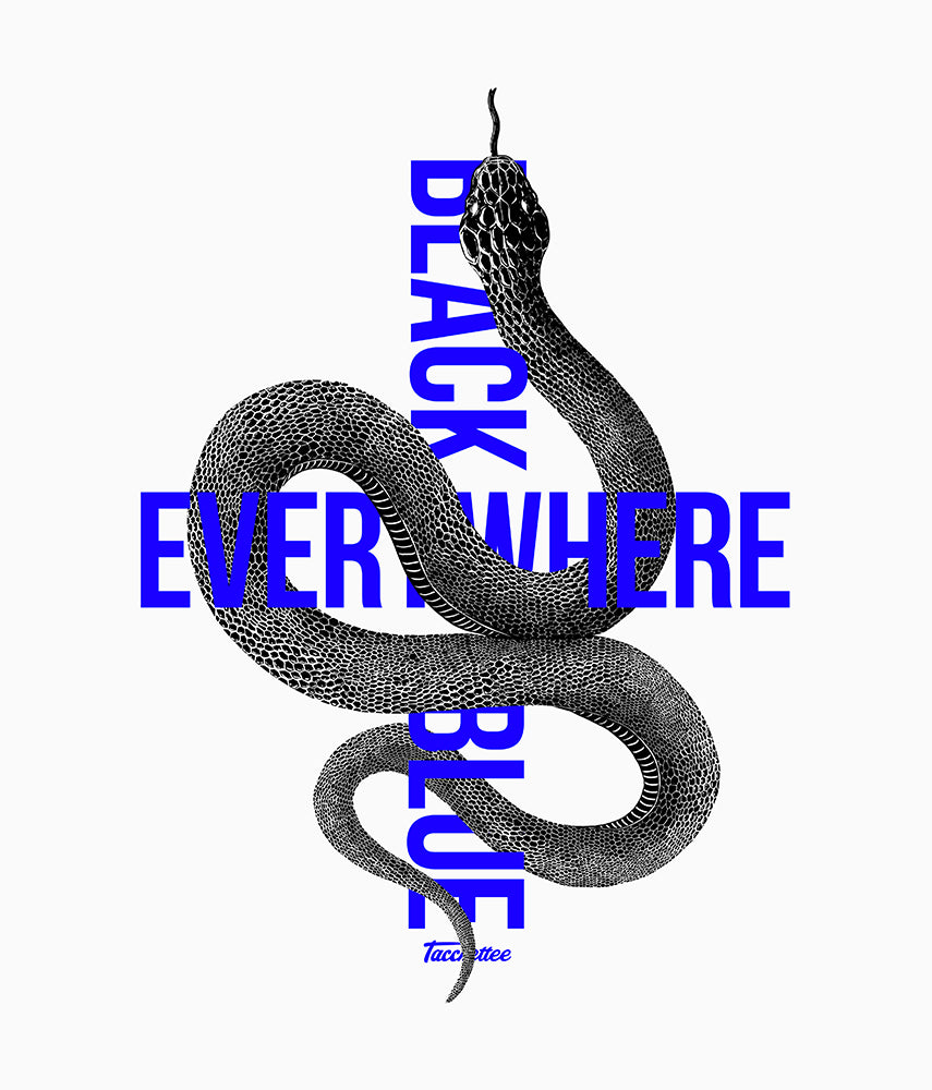 EVERYWHERE BLACK&amp;BLUE Hoodie