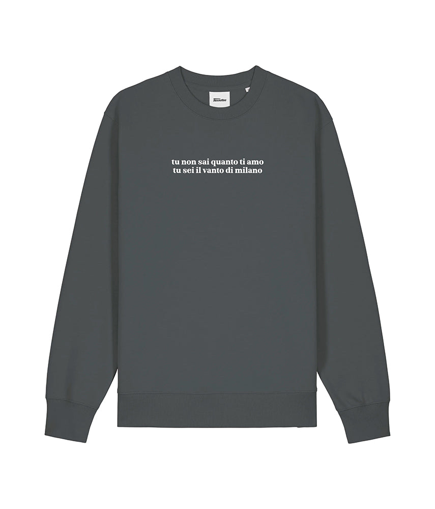 YOU DON'T KNOW HOW MUCH I LOVE YOU Crewneck Sweatshirt Phrase