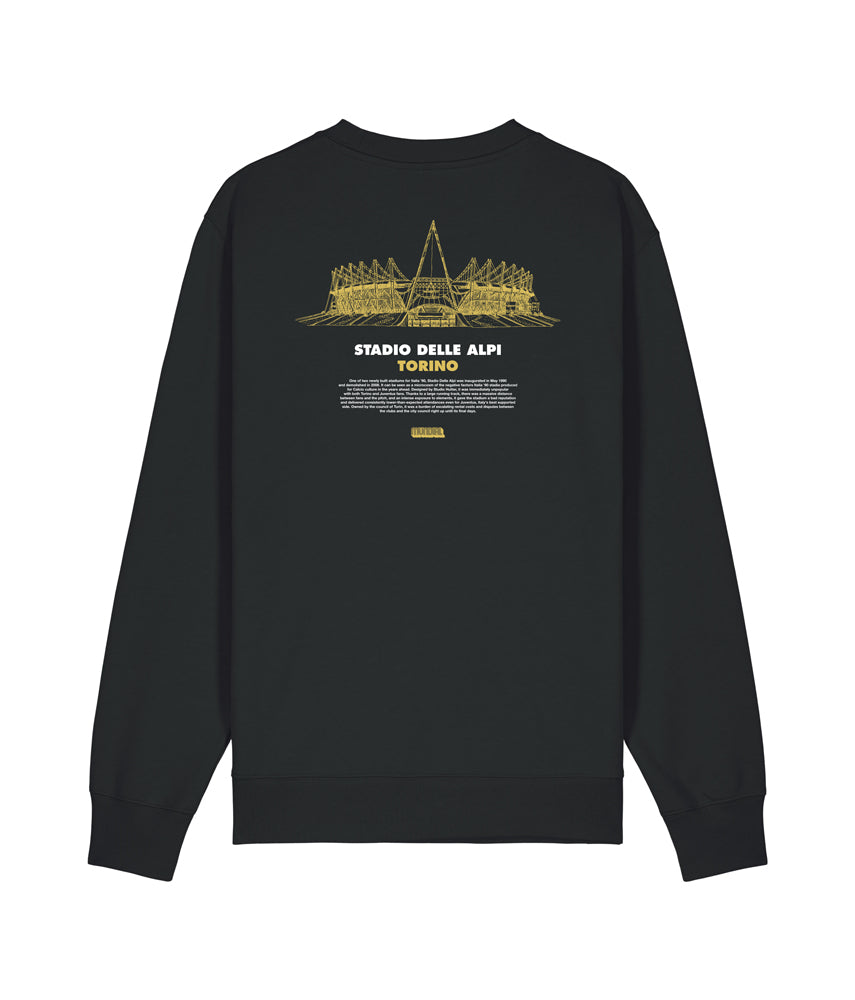 Stadio Delle Alpi, Torino MUNDIAL x Tacchettee Felpa Girocollo