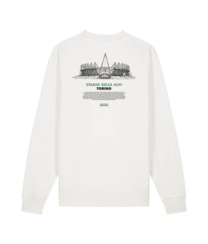 Stadio Delle Alpi, Torino MUNDIAL x Tacchettee Felpa Girocollo