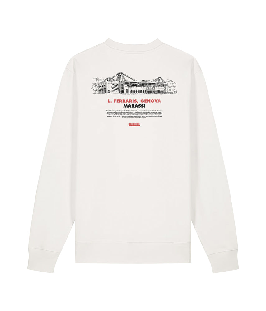 L.Ferraris, Genova MUNDIAL x Tacchettee Felpa Girocollo