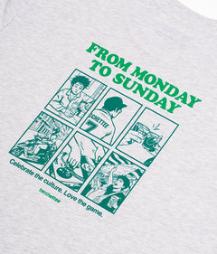 FROM MONDAY TO SUNDAY Felpa girocollo