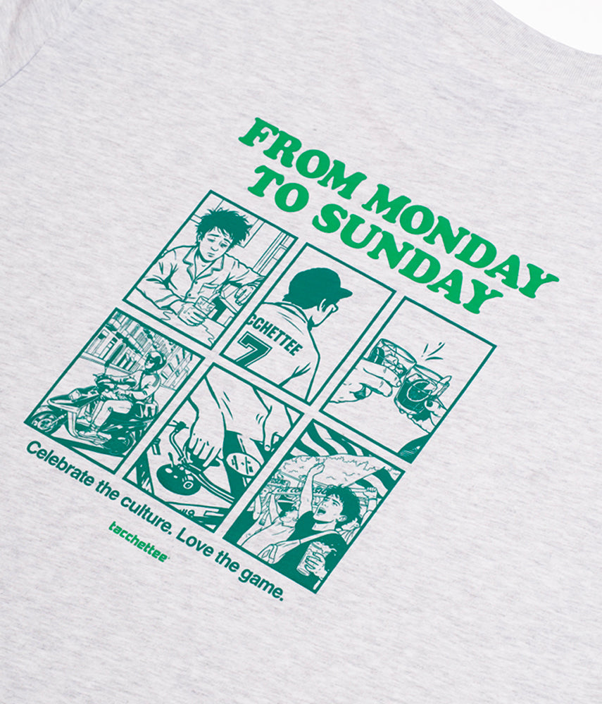 FROM MONDAY TO SUNDAY Felpa girocollo