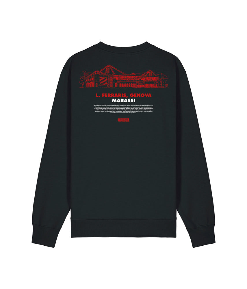 L.Ferraris, Genova MUNDIAL x Tacchettee Felpa Girocollo