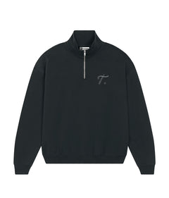 THE "T" Felpa mezza zip