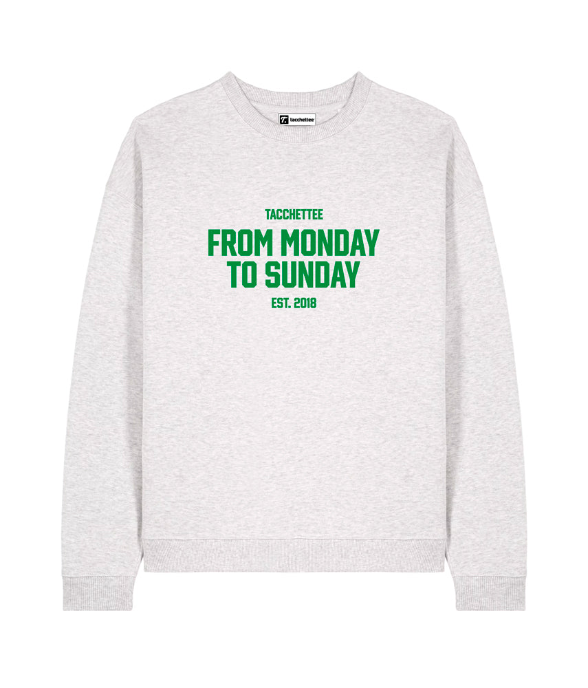 EST. 2018 Felpa girocollo oversize