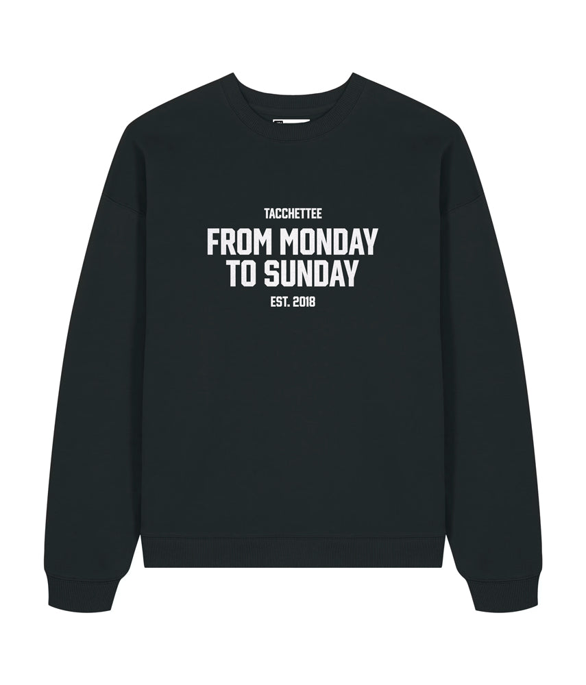 EST. 2018 Felpa girocollo oversize
