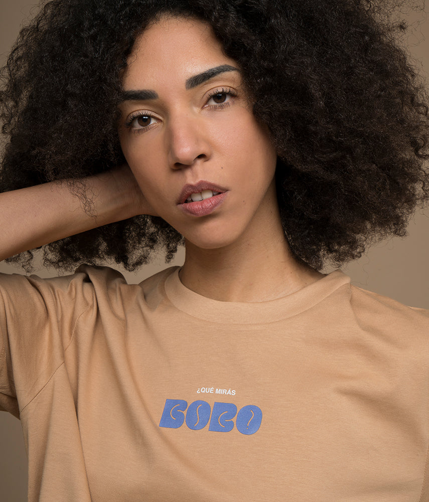 QUE MIRAS BOBO? T-shirt stampata