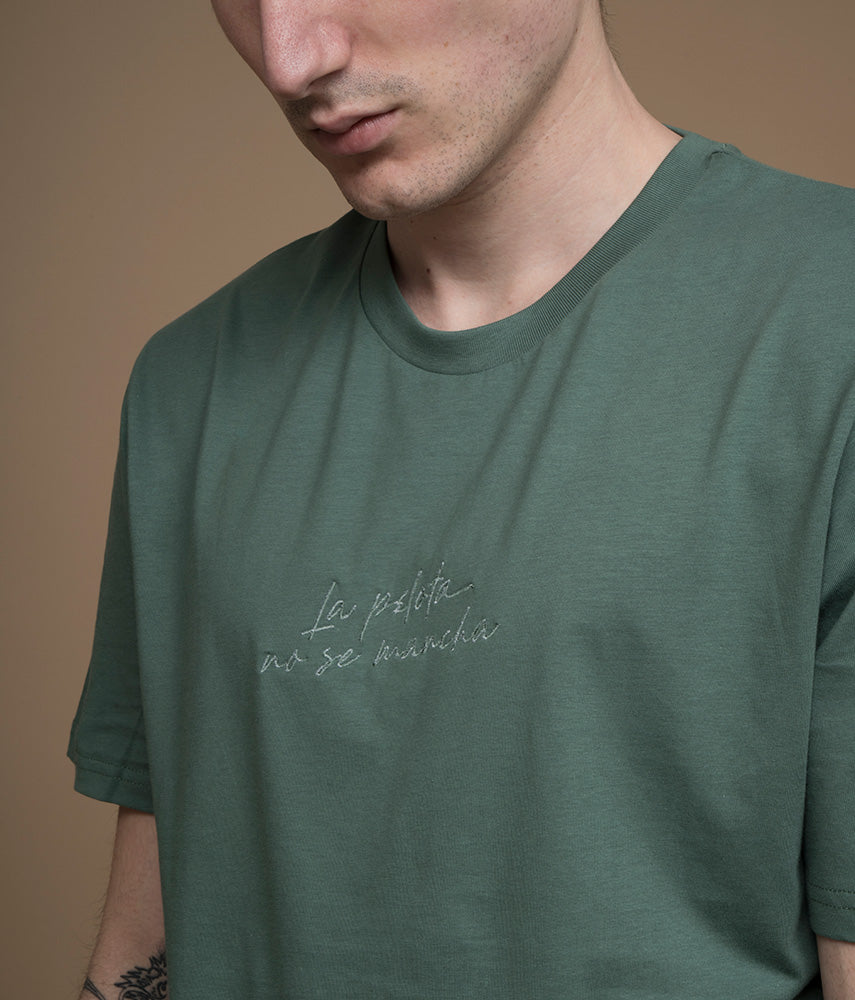 LA PELOTA NO SE MANCHA Embroidered t-shirt