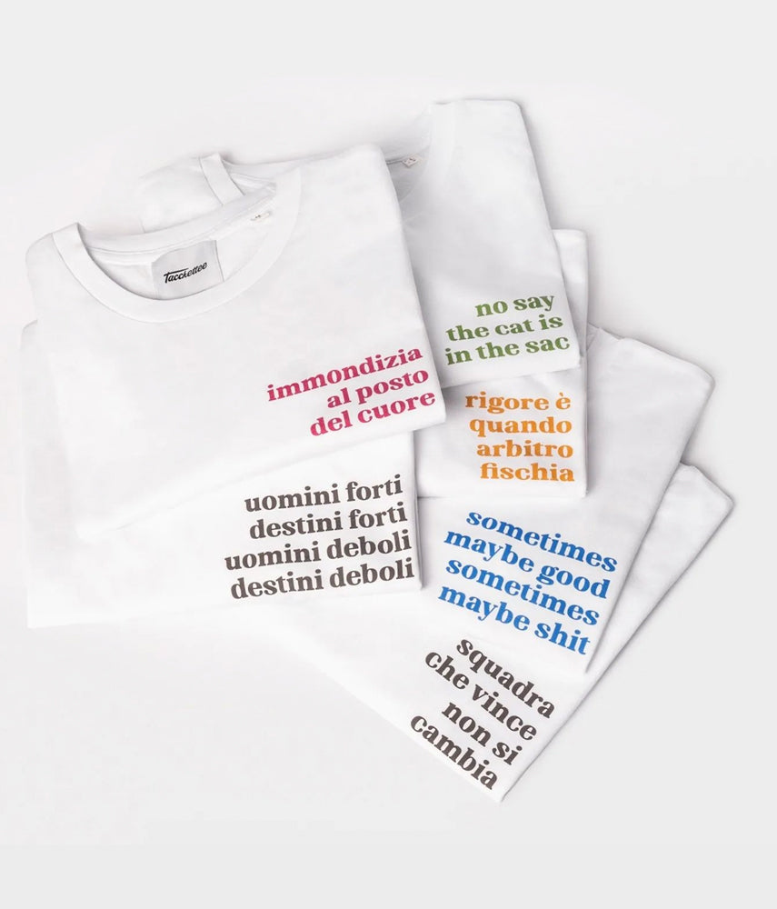 UOMINI FORTI T-shirt stampata