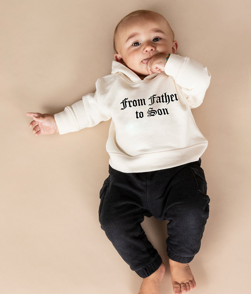 FROM FATHER TO SON Baby Hooded Sweatshirt