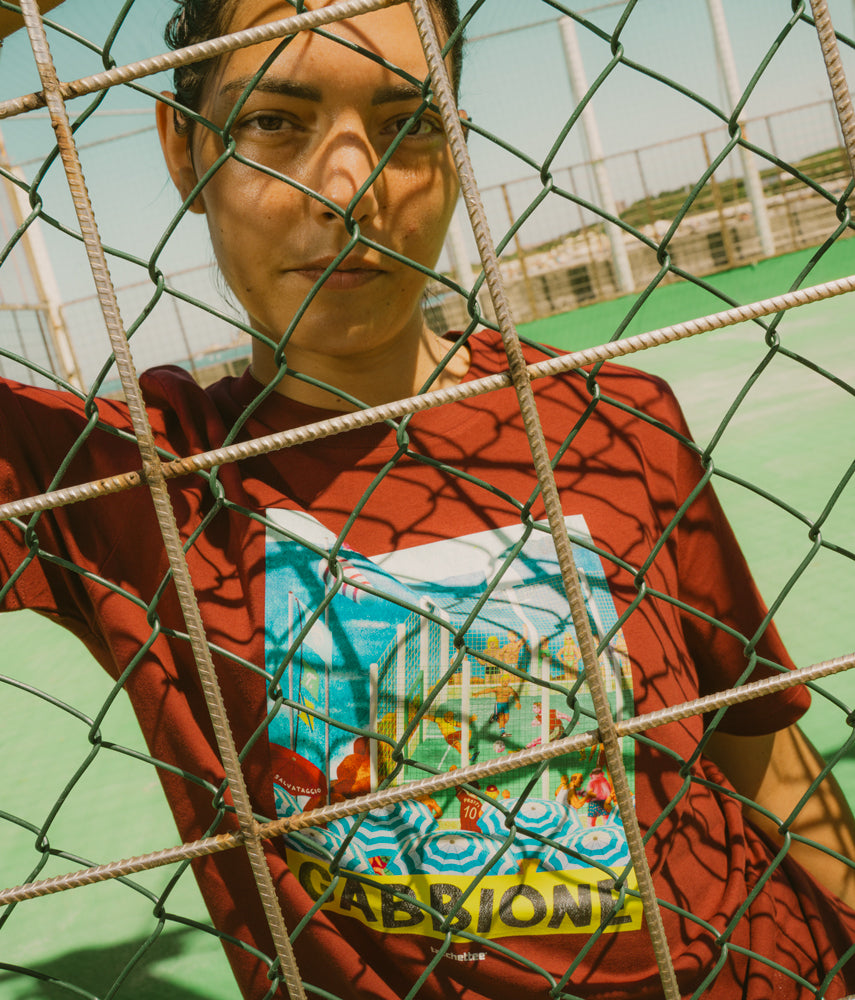 NEL GABBIONE A LIVORNO T-shirt stampata