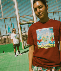 NEL GABBIONE A LIVORNO T-shirt stampata