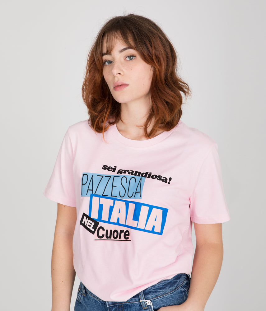 PAZZESCA Tacchettee X La Gazzetta dello Sport T-shirt con applicazione