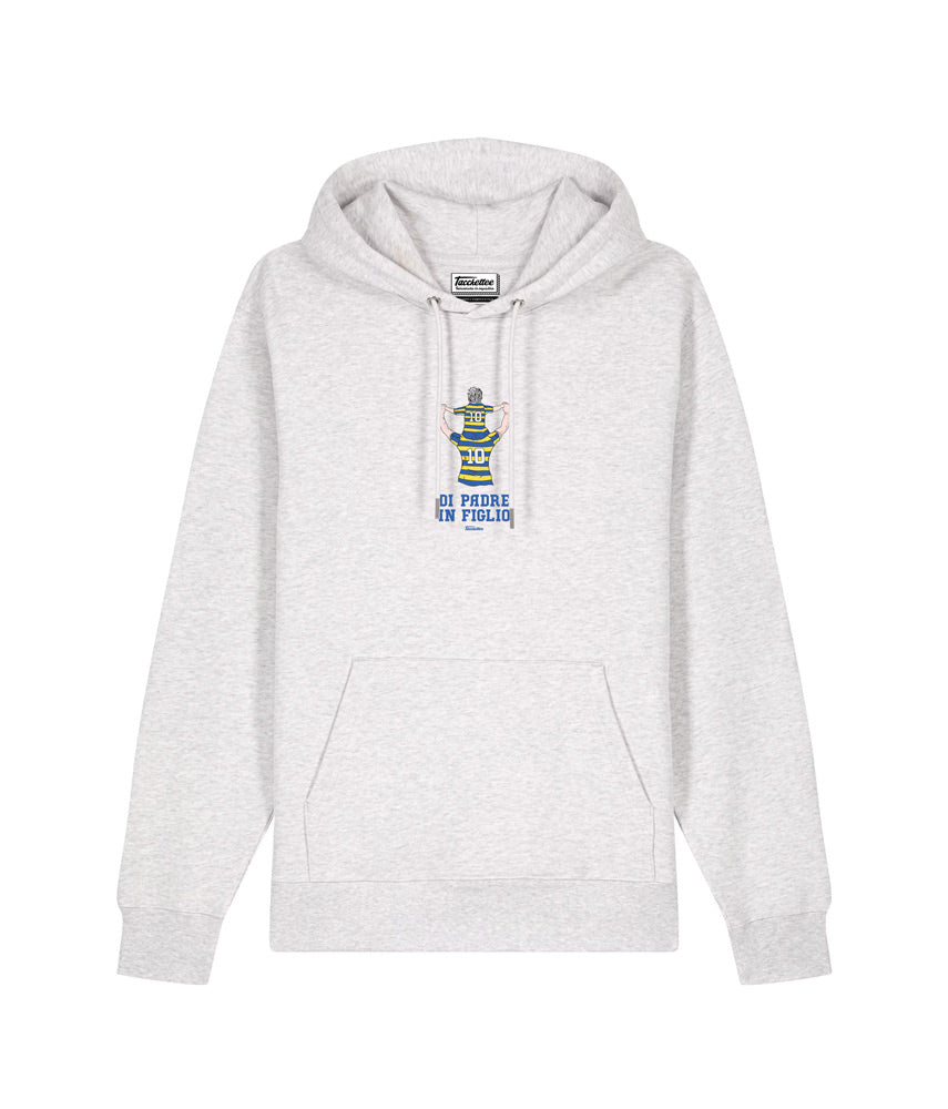 GIALLOBLU DI PADRE/MADRE IN FIGLIO/A Felpa Cappuccio