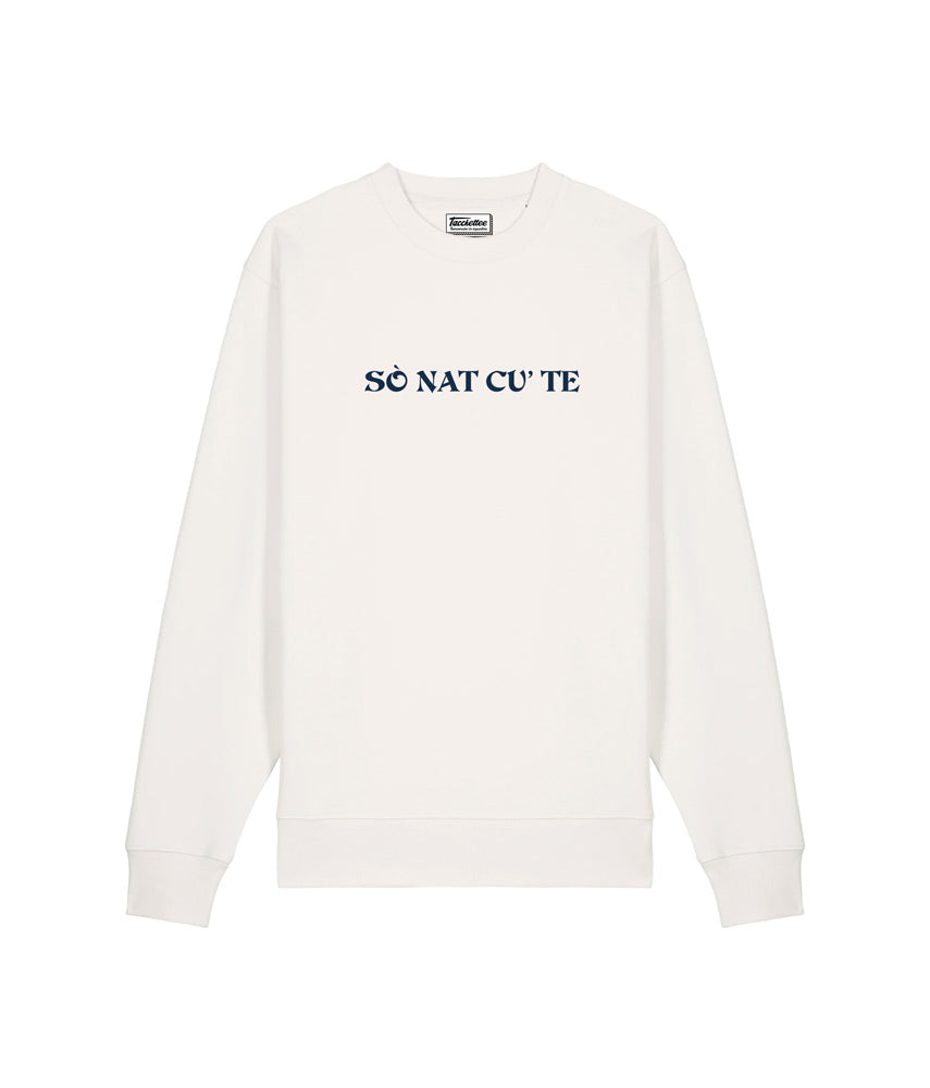 SO NAT CU TE Felpa Girocollo