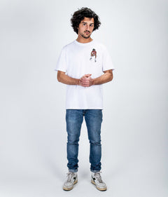 TULEEPANO NERO T-shirt ricamata - Tacchettee