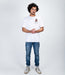 TULEEPANO NERO T-shirt ricamata - Tacchettee