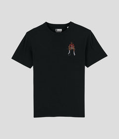 TULEEPANO NERO T-shirt ricamata - Tacchettee