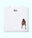 TULEEPANO NERO T-shirt ricamata - Tacchettee