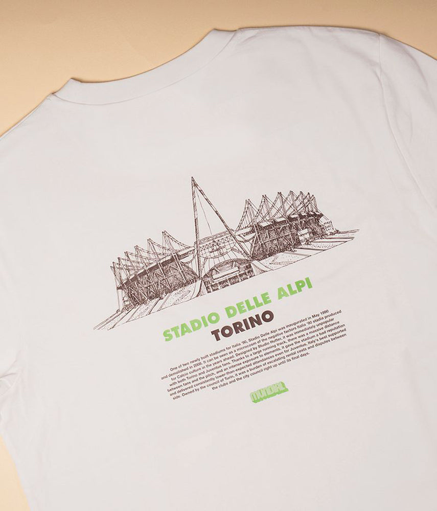 Stadio Delle Alpi, Torino MUNDIAL x Tacchettee Felpa Girocollo