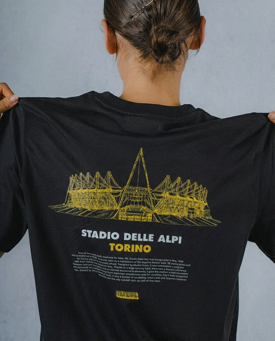 Stadio Delle Alpi, Torino MUNDIAL x Tacchettee T-shirt