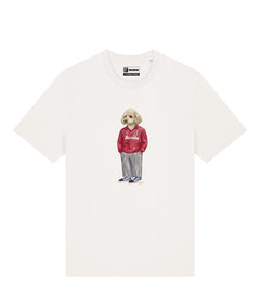 IL BARBONCINO CALCIATORE T-shirt - Off White - Granata