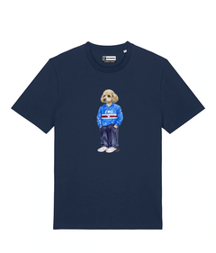 IL BARBONCINO CALCIATORE T-shirt - Blu Navy - Doriano