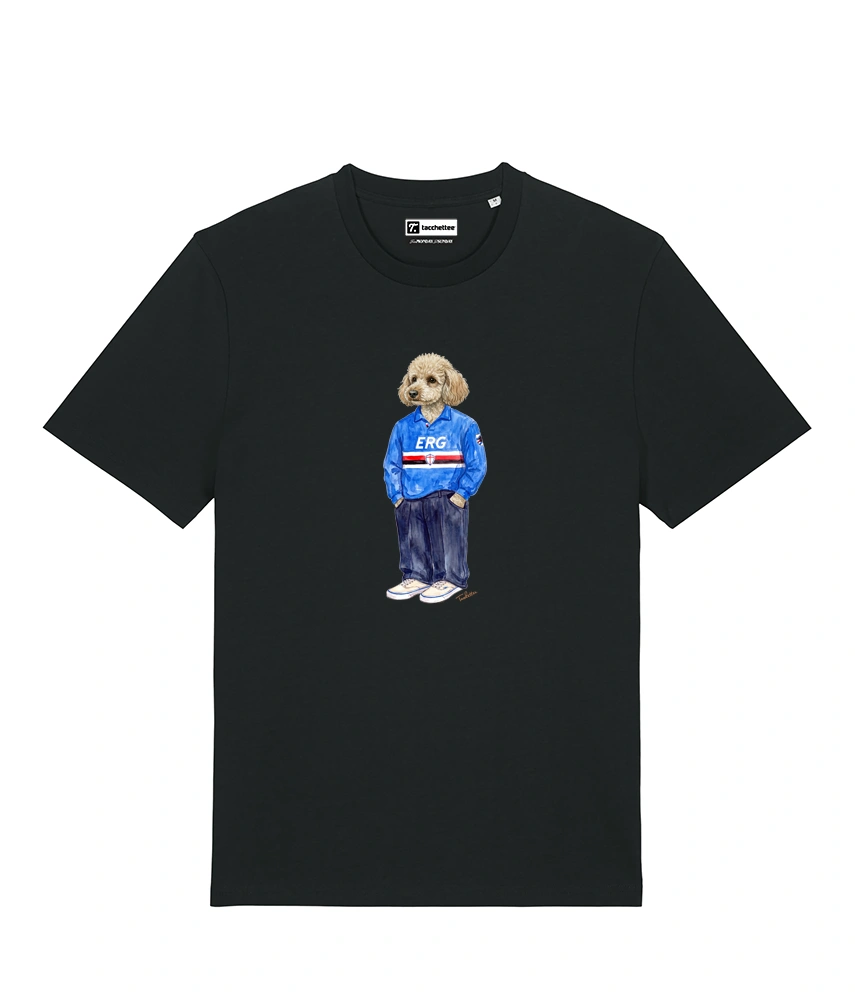 IL BARBONCINO CALCIATORE T-shirt - Nero - Doriano