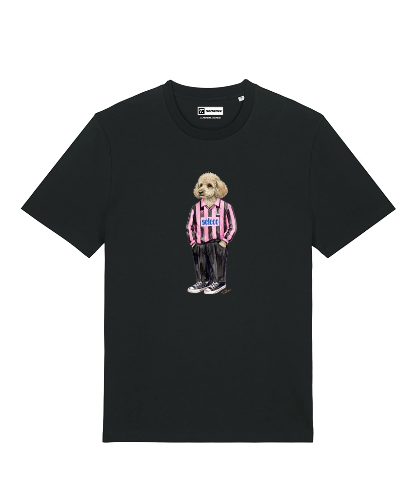 IL BARBONCINO CALCIATORE T-shirt - Nero - Rosanero