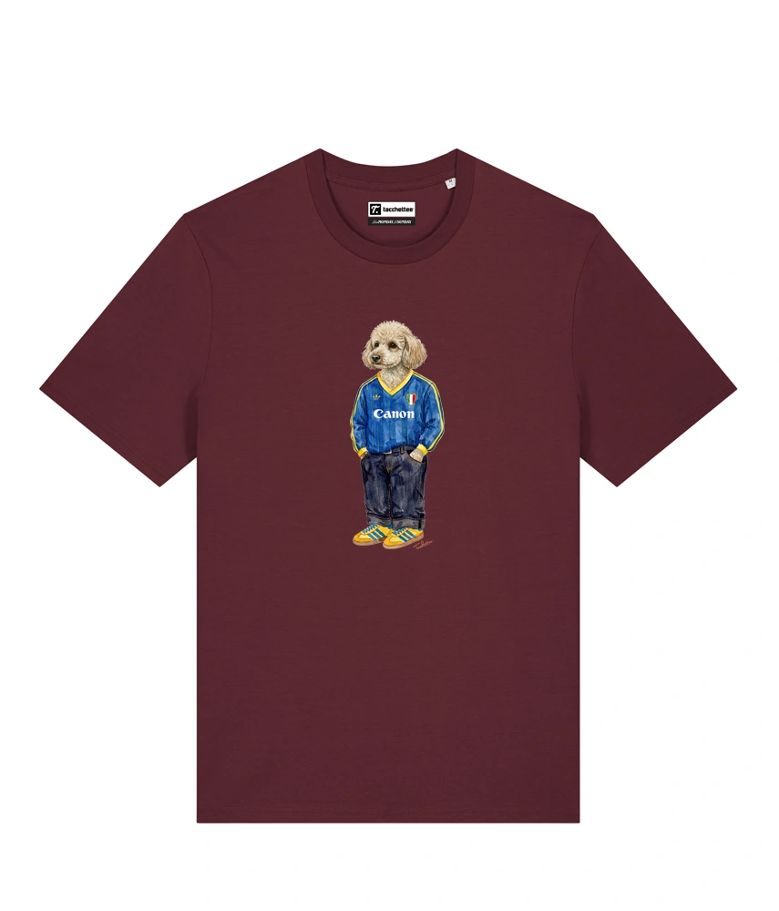 IL BARBONCINO CALCIATORE T-shirt - Borgogna - Buteo