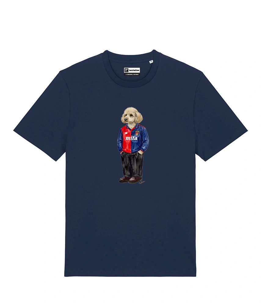 IL BARBONCINO CALCIATORE T-shirt - Blu Navy - Grifo