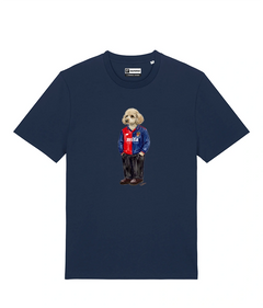 IL BARBONCINO CALCIATORE T-shirt - Blu Navy - Grifo